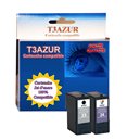 Cartouche compatible Lexmark 23 + 24  pour Lexmark Z1400, Z1420 - T3AZUR