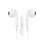 XO Écouteurs filaires S8 jack 3,5mm Blanc