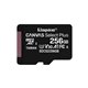 Kingston Carte mémoire MicroSDXC 256GB +Adapter