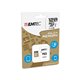 EMTEC Carte mémoire MicroSDHC 128Go + adaptateur CL10 Gold+ UHS-I 85MB/s - Sous blister