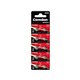 Camelion - Lot de 10 piles AG 5 / LR48 / LR754 / 393  0% mercure