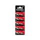 Camelion - Lot de 10 piles AG 7 / LR57 / LR926 / 395  0% mercure