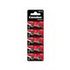 Camelion - Lot de 10 piles AG 12 / LR43 / LR1142 / 386  0% mercure