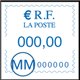 Cartouche compatible pour PITNEY BOWES DM300c - 765-9SB - ENCRE BLEUE - (TYPE ML / MM)