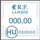 Cartouche compatible pour NEOPOST / QUADIENT IS420 / IS440 - 7210585J / 4145638X - ENCRE BLEUE - (TYPE HU)