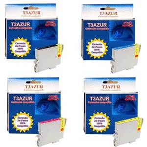 T0715 - Multipack compatibles pour Epson stylus DX5000 / DX5050 / DX6000 / DX6050
