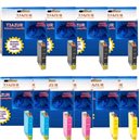 T1631/T1634XL - Lot de 10 Cartouches Epson compatible T1631 - T1634 XL