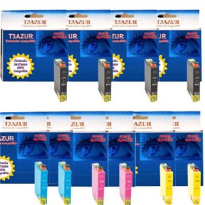T1631/T1634XL - Lot de 10 Cartouches Epson compatible T1631 - T1634 XL