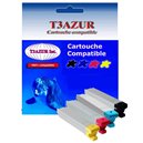 T3AZUR -Lot de 4 Toners génériques Samsung CLT-K659S, CLT-C659S, CLT-M659S, CLT-Y659S