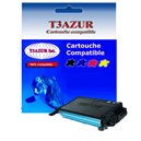 T3AZUR - Toner générique Samsung CLP-610, 660, CLP-C660B Cyan (Haute capacité)