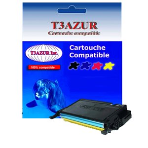 T3AZUR - Toner générique Samsung CLP-610, 660, CLP-Y660A Yellow (Haute capacité)