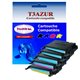 T3AZUR - Lot de 5 Toners génériques Samsung CLP-610 / 660  (Haute capacité)
