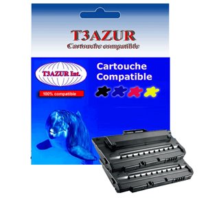 T3AZUR - Lot de 2 Toners génériques Samsung SCX4725 (SCX-D4725A/SV189A)