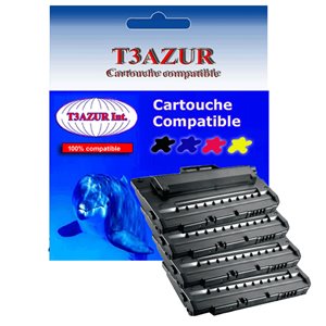 T3AZUR - Lot de 4 Toners génériques Samsung SCX4725 (SCX-D4725A/SV189A)