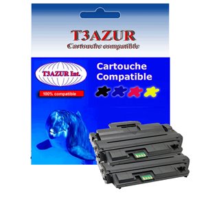 T3AZUR - Lot de 2 Toners génériques Samsung ML-2850 , ML-D2850B