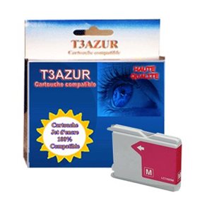 Cartouche compatible Brother LC1000 / LC970 / LC 1000 / LC 970 XL Magenta  Cartouche compatible Brother LC1000 / LC970 / LC 1000 / LC 970 XL Magenta
