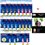 T24 - 4+16 cartouches compatibles Epson T2421 /T2422 /T2423 /T2424 /T2425 /T2426+ Pack de 20 papiers photos A6 Brillant 230gr