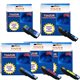 T2636 XL - Lot de 5 Cartouches compatibles pour Epson T2621 / T2631 / T2632 / T2633 / T2634 XL