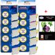 Lot de 10 cartouches compatibles Epson T0801 / T0802 / T0803 / T0804 / T0805 / T0806+Pack de 20 papiers photos A6 Brillant 230gr