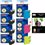  Lot de 10 cartouches compatibles Epson  Stylus BX525WD / BX625FW / BX925FWD + Pack de 20 papiers photos A6 Brillant 230gr