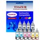 Set de 10 bouteilles encre compatibles pour Epson EcoTank ET L100, L110, L111 (100ml) - T3AZUR