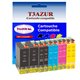 Lot de 10 cartouches d'encre compatibles pour Epson XP530, XP540, XP630 - T3AZUR