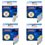  Lot de 4 cartouches compatibles Epson Stylus SX510W / SX515W / SX600FW / SX610FW