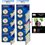 Lot de 10 cartouches compatibles Epson Stylus C84 / C84 N / C84 Photo / C84 WN+ Pack de 20 papiers photos A6 Brillant 230gr