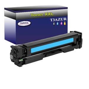 Toner Laser compatible pour imprimante HP Color LaserJet Pro M252dw Cyan - 2 300p - T3AZUR