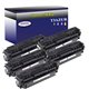 Lot de 5 Toners Lasers compatibles type T3AZUR pour HP CF410X CF411X CF412X CF413X  410X - T3AZUR