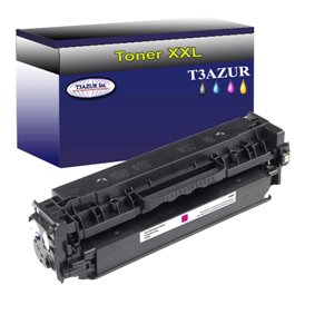 Toner Laser compatible type T3AZUR pour HP CF413X / 410X Magenta - 5 000p - T3AZUR