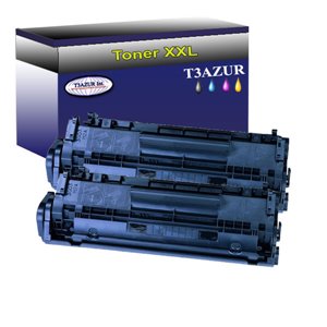 Cartouche G&eacute;n&eacute;rique pour HP LaserJet 3052 - Q2612A - Compatible - Toner Noir - 2000 pages