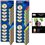 Lot de 20 Cartouches compatibles Epson T0551 / T0552 / T0553 / T0554 + Pack de 20 papiers photos A6 Brillant 230gr