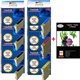 Lot de 10 Cartouches compatibles Epson T0611 / T0612 / T0613 / T0614 + Pack de 20 papiers photos A6 Brillant 230gr