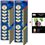 Lot de 20 Cartouches compatibles Epson T0611 / T0612 / T0613 / T0614 + Pack de 20 papiers photos A6 Brillant 230gr