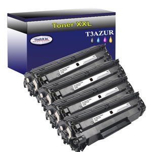 Lot de 4 Toners compatibles type T3AZUR pour HP CF279A (79A) - 1 000p - T3AZUR Lot de 4 Toners compatibles type T3AZUR pour HP CF279A (79A) - 1 000p - T3AZUR