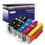 Lot de 5 Cartouches Compatibles pour Canon PGI580XXL / CLI581XL (1Bk/1PBk/1C/1M/1Y) - T3AZUR