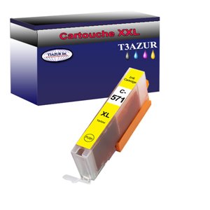 Cartouche Compatible pour Canon Pixma MG5750, MG5751, MG5752, MG5753 Jaune - T3AZUR
