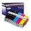 Lot de 10 Cartouches Compatibles pour Canon Pixma MG5750, MG5751, MG5752, MG5753 (2Bk/2PBk/2C/2M/2Y) - T3AZUR