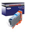 Cartouche Compatible pour Canon Pixma iP3600, iP4600, iP4700 Cyan - T3AZUR