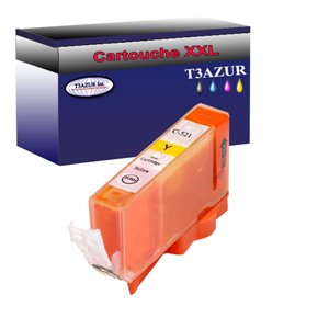Cartouche Compatible pour Canon Pixma iP3600, iP4600, iP4700 Jaune - T3AZUR