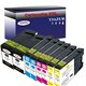 Lot de 8 Cartouches compatibles pour Canon PGI1500XL (9195B001) (2Bk/2C/2M/2Y) - T3AZUR