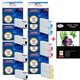 Lot de 10 cartouches compatibles pour Epson  T7021 / T7022 / T7023 / T7024 XXL+ Pack de 20 papiers photos A6 Brillant 230gr 