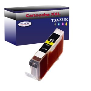 Cartouche compatible pour Canon CLI42 (6387B001) Jaune - T3AZUR