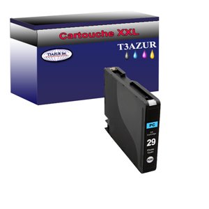 Cartouche compatible pour Canon Pixma PRO 1, PGI29 (4876B001) Photo Cyan - T3AZUR