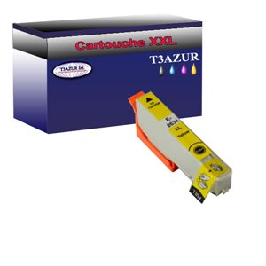 Cartouche Compatible pour Epson T2634 / T2614 / 26XL Jaune- T3AZUR
