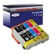 Lot de 5 Cartouches Compatibles pour Epson T2621 / T2631 /  T2632 /  T2633 / T26234  T3AZUR