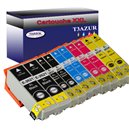 Lot de 10 Cartouches Compatibles pour Epson T2621 / T2631 /  T2632 /  T2633 / T26234  T3AZUR