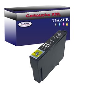 Cartouche Compatible pour Epson 502XL (C13T02W14010/C13T02V14010) Noire - T3AZUR
