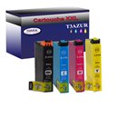 Lot de 4 Cartouches Compatibles pour  Epson T2711 / T2712 / T2713 / T2714 (27XL) - T3AZUR